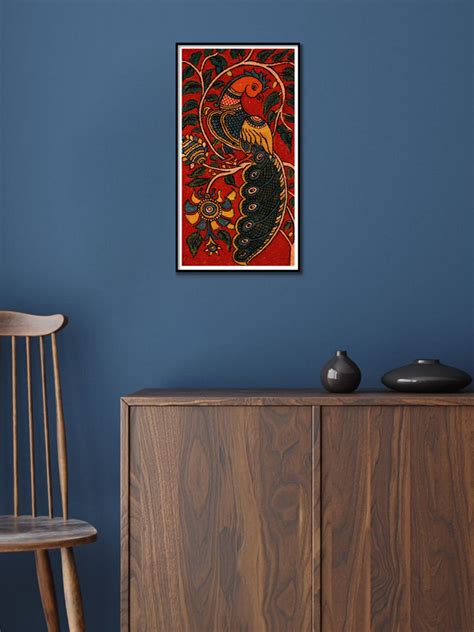 Buy Peacock in Kalamkari Painting by Siva Reddy