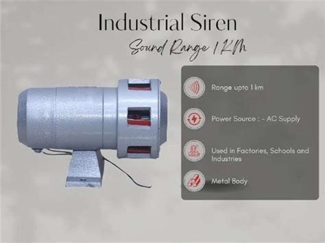 agni shield Electrical Siren sound range 1km Fire Alarm Price in India ...