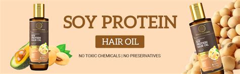 Khadi Natural Soy Protein Hair Oil - Powered Botanics - 200ml