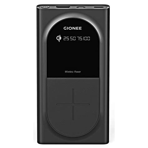 Gionee 10000mAh Li-Polymer Wireless Charging Power Bank with USB Port ...