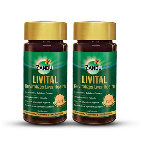Livital Liver Tablets - For Liver Detox in 2 Months