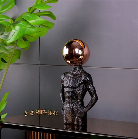 Contemplative Man Sphere Head – Viva Vetro