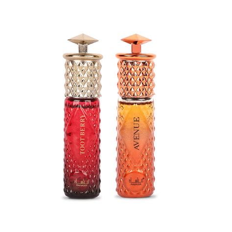 Manasik Set of 2 Alcohol Free Premium Attar, Toot Berry For Men & Women ...