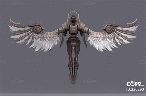 次世代 机械 女天使 机甲 女天神 angel-cg模型免费下载-CG99