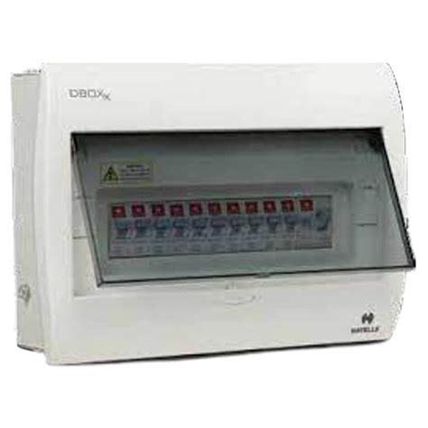 Buy Havells TPN Distribution Board Double Door 8 Way Mist White ...