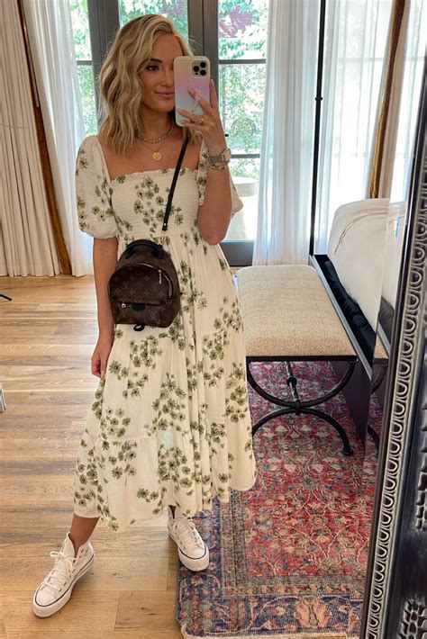 Flowy Linen-Blend Midi Dress curated on LTK | Modest summer outfits ...