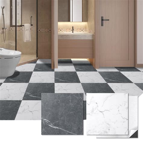 Art3d Peel and Stick Vinyl Floor Tiles 30-Pack 12 x 12 inch, Self ...