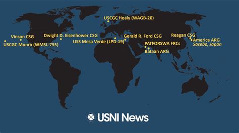 USNI News Fleet and Marine Tracker: Oct. 16, 2023