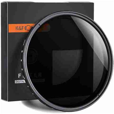 K&F Concept 49MM Variable Neutral Density Filter Slim Fader ND2-400 ...