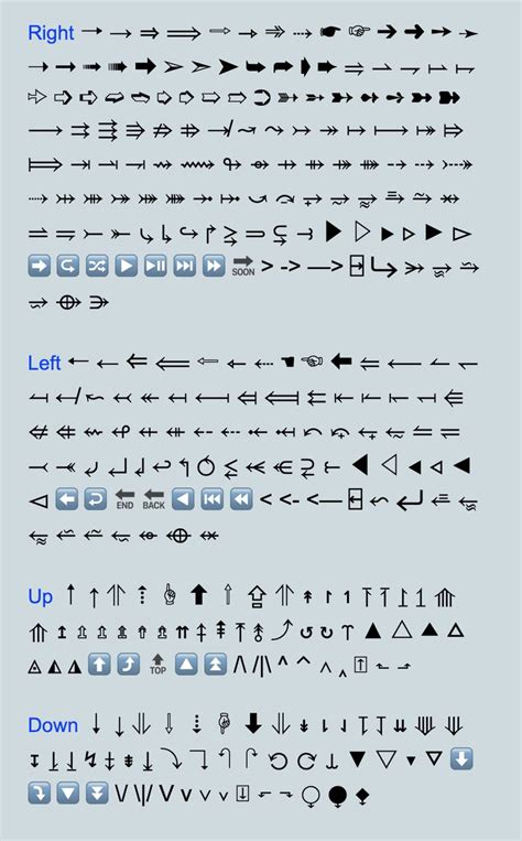 Image result for Left Arrow Unicode