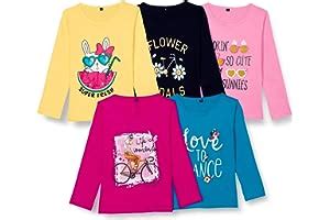 Amazon.in Bestsellers: The most popular items in Girls' T-Shirts