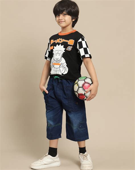 Naruto Printed Regular Fit Tshirt For Boys – Kidsville