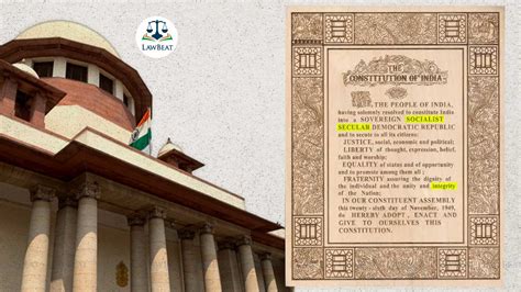 SC Hears Plea Challenging Amendment Inserting ‘Socialist, Secular and ...