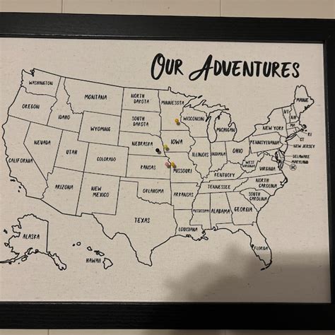 Us Map with Pins 的图像结果
