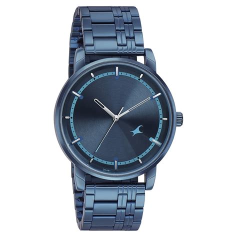 Buy Online Fastrack Style Up Blue Dial Stainless Steel Strap Watch for ...