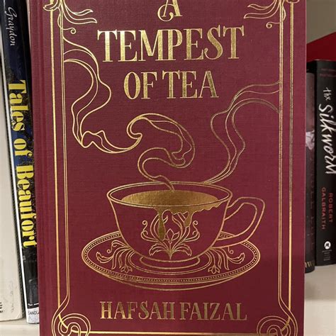 brand new fairyloot a tempest of tea by hafsah... - Depop