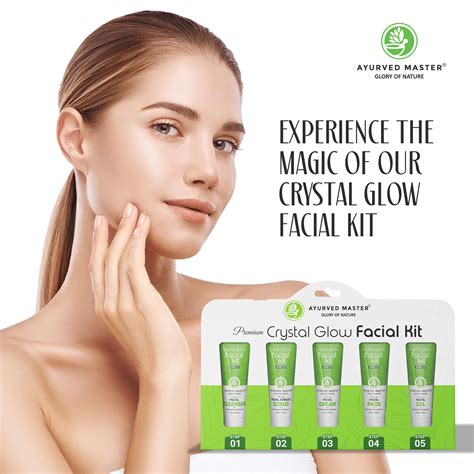 Premium Crystal Glow Facial Kit For Damage Skin & Shiny Look ( 5 step ...