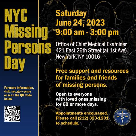 NYC Office of Chief Medical Examiner on LinkedIn: #nycmissingpersonsday