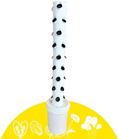 Green warrior 36-Plant Vertical Hydroponic & Aeroponic Tower System ...