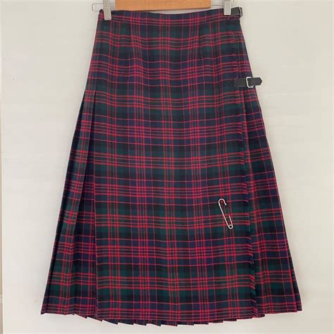John Morrison Kilt Tartan Plaid Skirt Wool Pleated Ma… - Gem
