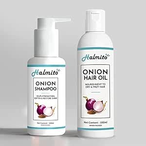 Buy Halmito Onion Shampoo+oil for Hair Growth and Hair Fall Control ...