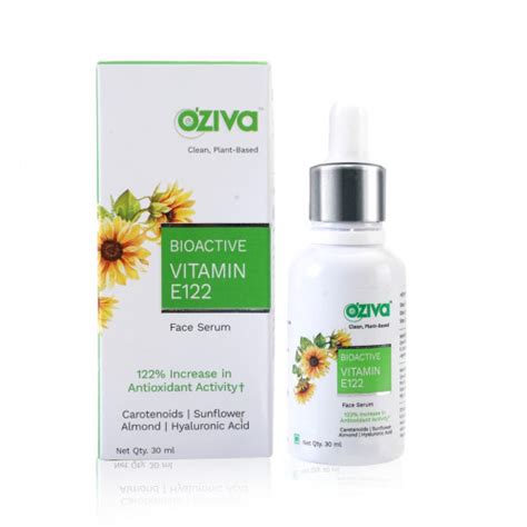 OZiva Bioactive Vitamin E122 Face Serum 30 Ml : Buy OZiva Bioactive ...