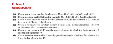 Image result for Row Vector MATLAB with Intervals