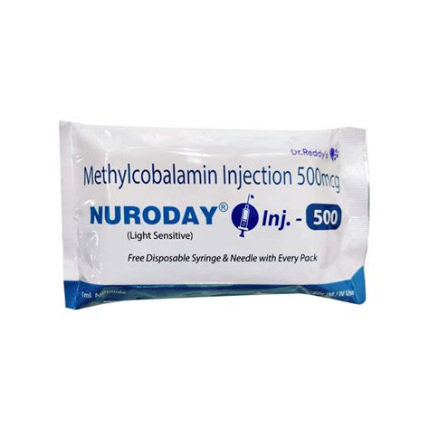 Nuroday 500 MCG Injection (1): Uses, Side Effects, Price & Dosage ...