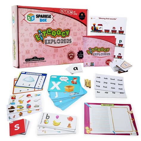 Buy Sparklebox Early Alphabet Learning Kit For Kids (Grade K1) II Ideal ...
