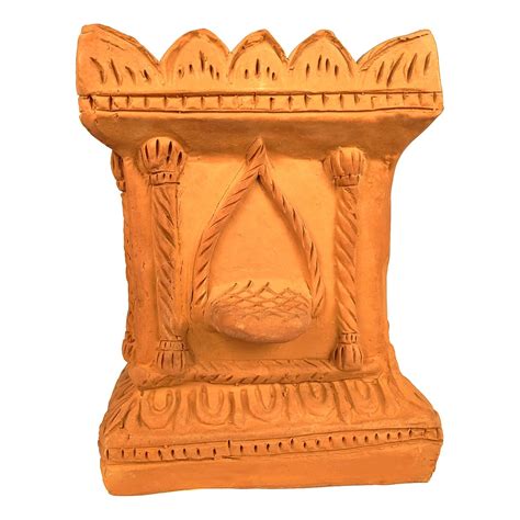 CHOICECLAY - Beautiful Brindavan Tulsi Pots for Live Tulsi Plants ...