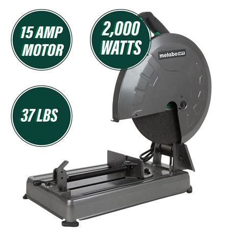 Buy Metabo HPT Metal Chop Saw, 14-Inch Cut-off Wheel, Portable and ...