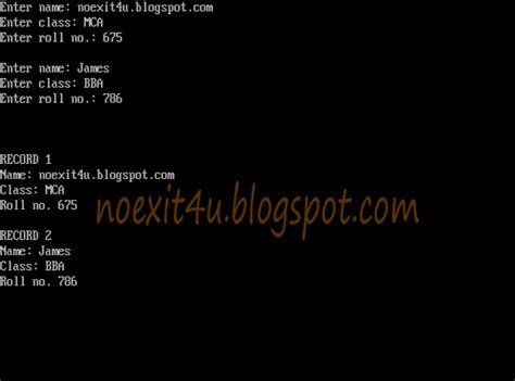 Image result for Array of Structures in C Example