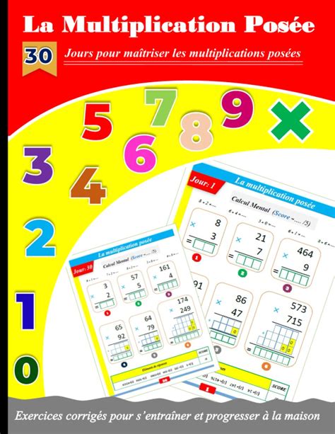 Multiplications Posees Cahier Dexercices De Multiplications Posees Pour ...