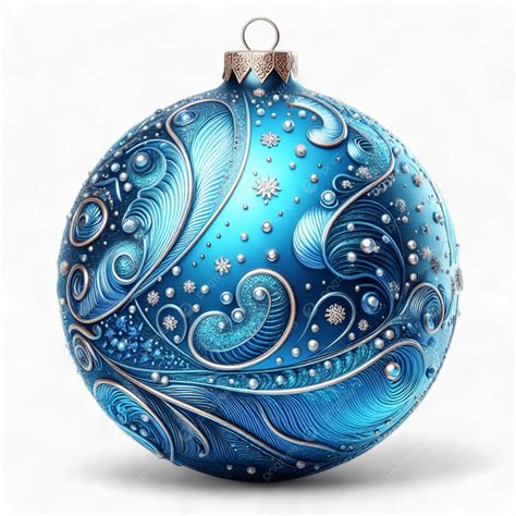 Elegant Hanging Blue Christmas Ornament Transparent Background Design ...