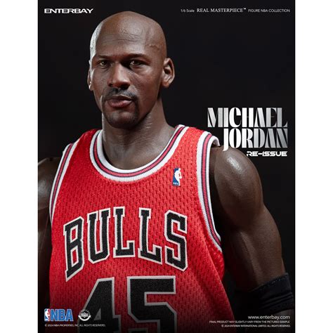 NBA Chicago Bulls Michael Jordan Im Back #45 Real Masterpiece 1:6 ...