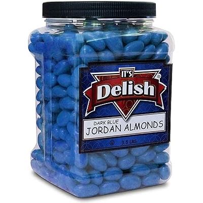It'sDelish Dark Blue Jordan Almonds by Its Delish, 3.5 lbs India | Ubuy