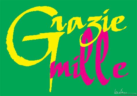 What Does Grazie Mille Mean at Phyllis Daye blog