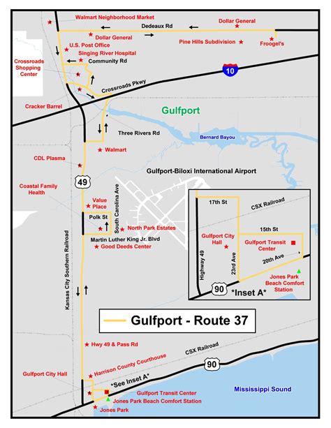 Gulfport - Route 37 Jul 2021 - Coast Transit Authority