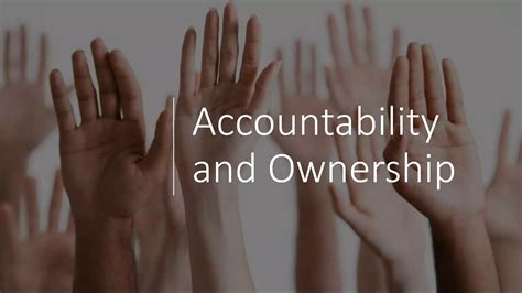 Ownership and Accountability Training Slideshow | PPTX