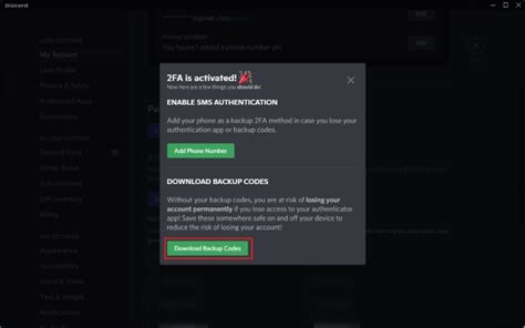 Discord Two-Factor Authentication 的图像结果