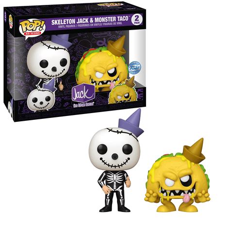 Funko Pop! Ad Icons Jack in The Box- Skeleton Jack & Monster Taco ...