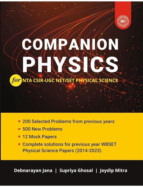 Buy Companion Physics for NTA CSIR-UGC NET/SET Physical Science Book ...