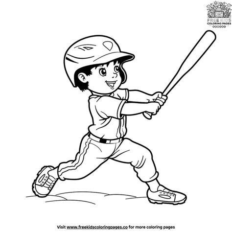 Baseball Coloring Pages 的图像结果