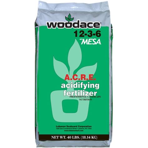 Woodace A.C.R.E. Acidifying Fertilizer with MESA 40-lb 12-3-6 Shrub ...