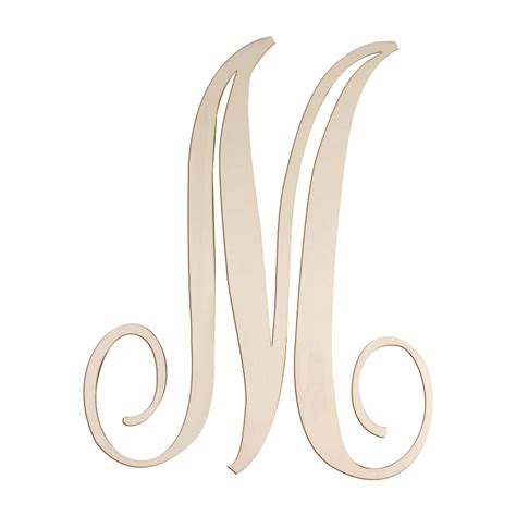 Cursive M Monogram