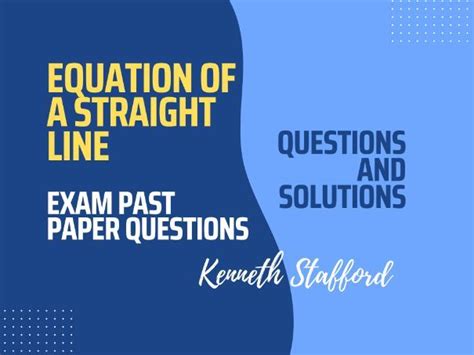 Image result for Straight Line Equation