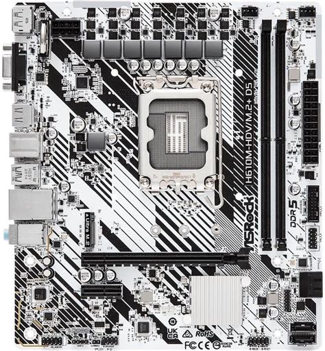 Amazon.in: Buy ASRock H610M-HDV/M.2+ D5 LGA 1700 Micro ATX DDR5 Intel ...