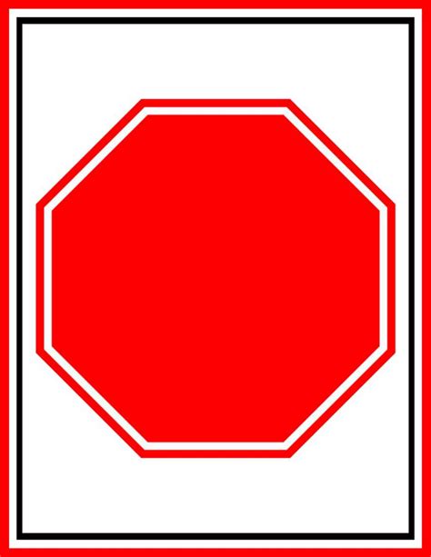 Image result for Stop Sign Print Out