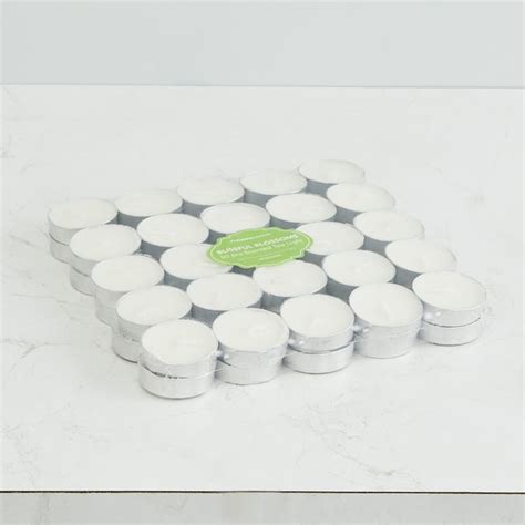 Buy Luminescent Set of 50 Jasmine Scented T-Light Candles from Home ...