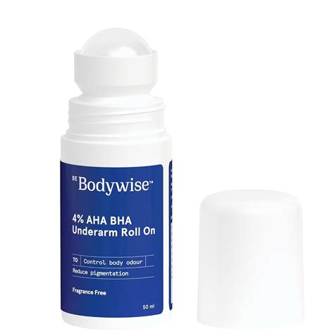 Buy Be Bodywise 4% AHA BHA Underarm Roll On | Fragrance Free | With 1% ...